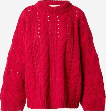 Twinset Neulepaita värissä punainen: etupuoli