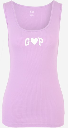 Palaidinė be rankovių iš Gap Tall, spalva – slyvų spalva / balta, Prekių apžvalga