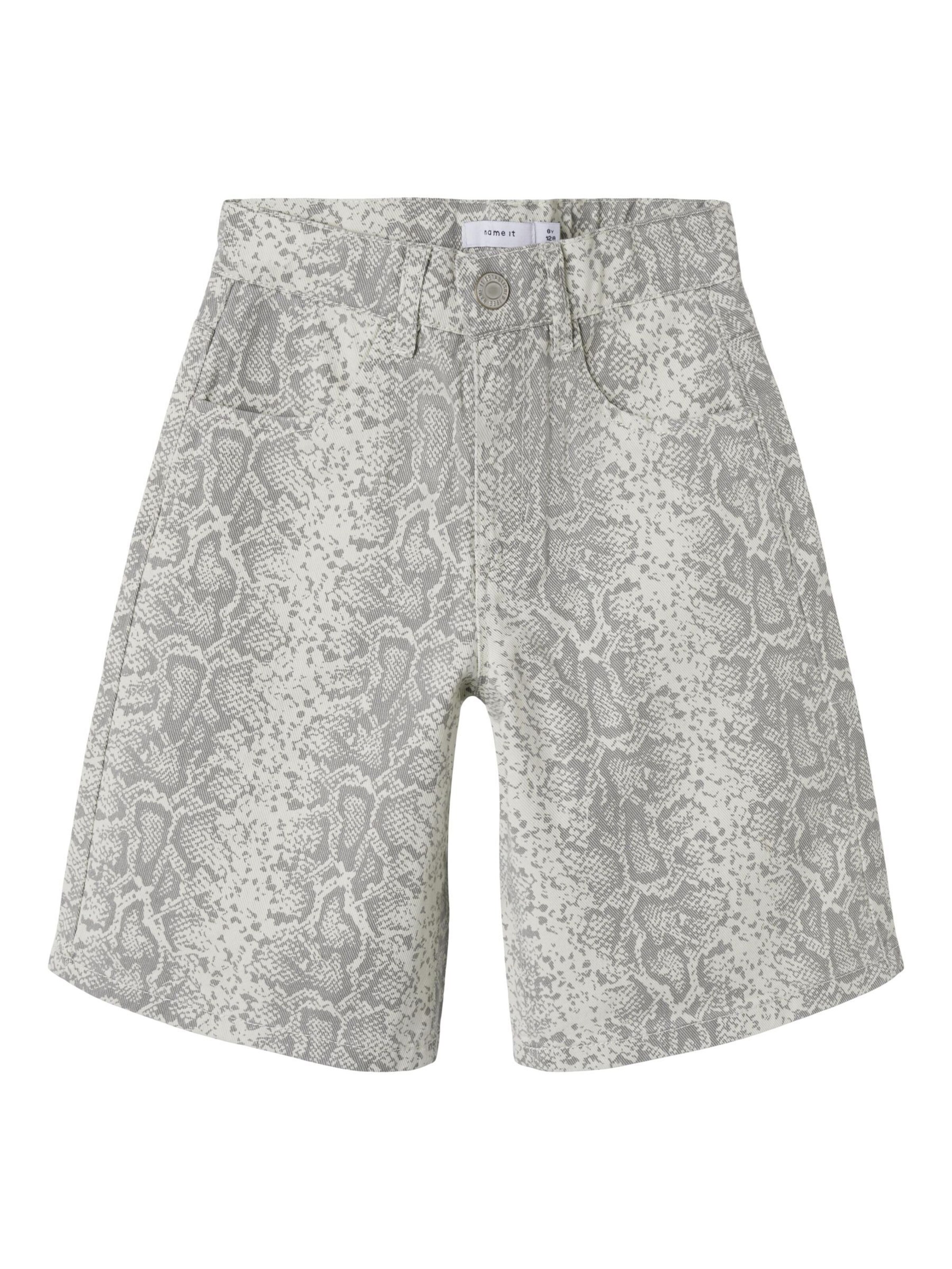 NAME IT - Pantalón en gris: frente