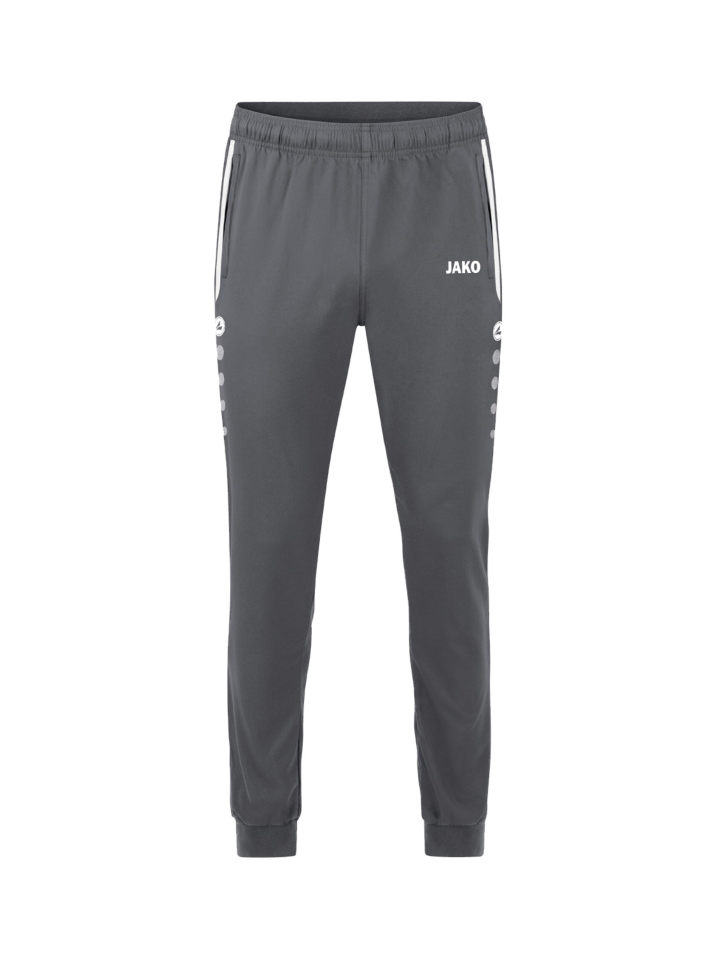JAKO Regular Sporthose in Grau: Vorderseite