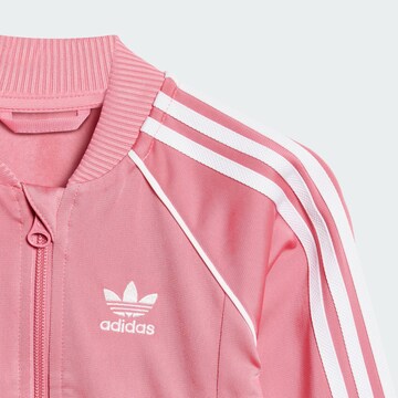 ADIDAS ORIGINALS Träningsoverall 'Adicolor' i rosa
