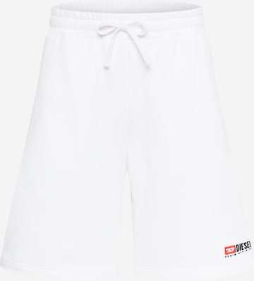 DIESEL Regular Pants in White: front