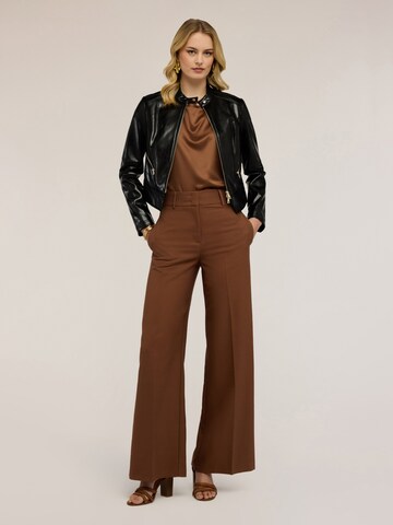 MOTIVI Wide leg Pants in Brown