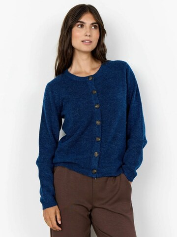 Soyaconcept Gebreid vest 'SC-ORLEAN' in Blauw: voorkant