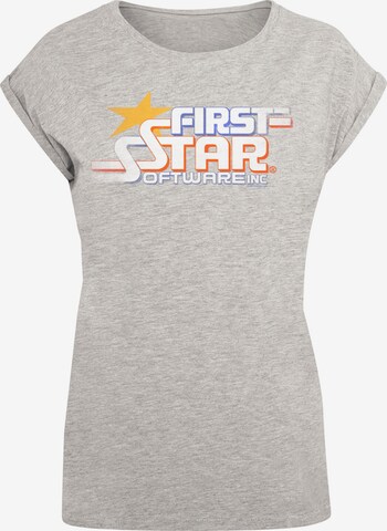 F4NT4STIC Shirt in Grey: front