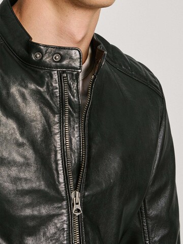 Pepe Jeans Bikerjacke 'TRISTAN' in Schwarz