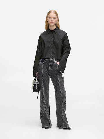 KARL LAGERFELD JEANS Blúz - fekete