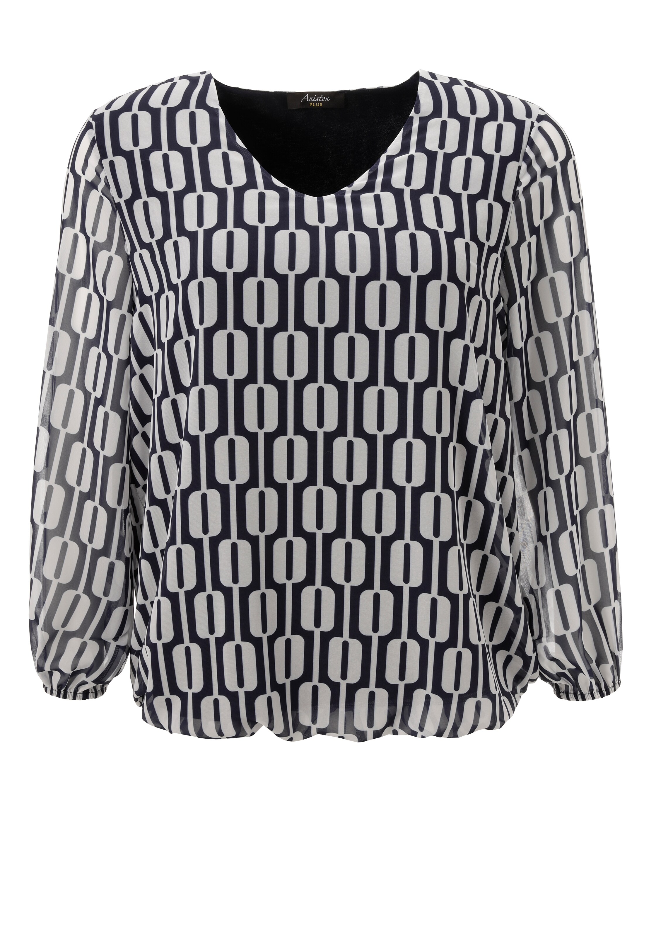 Aniston Blouse in Blue: front