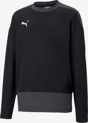 PUMA Athletic Sweatshirt in Black: front