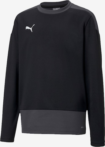 PUMA Sportsweatshirt in Schwarz: Vorderseite