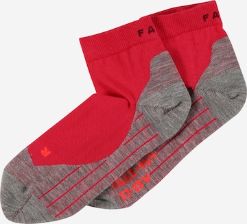 FALKE Sports socks 'RU4 Short' in Pink: front