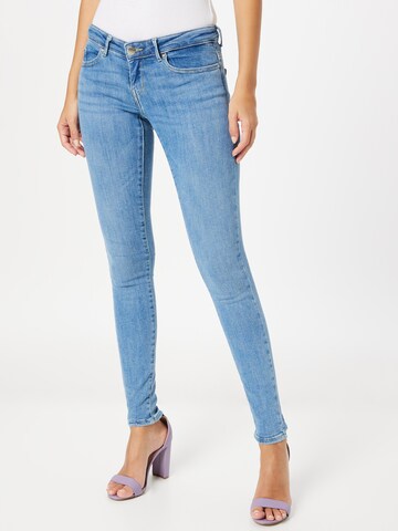 ONLY Skinny Jeans 'Coral' in Blauw: voorkant