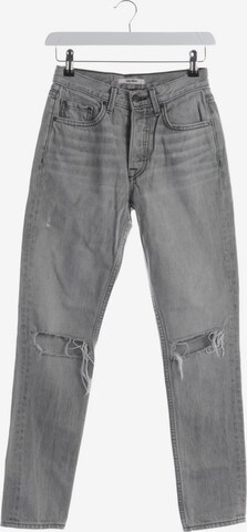 Grlfrnd Jeans in 24 in Grey: front