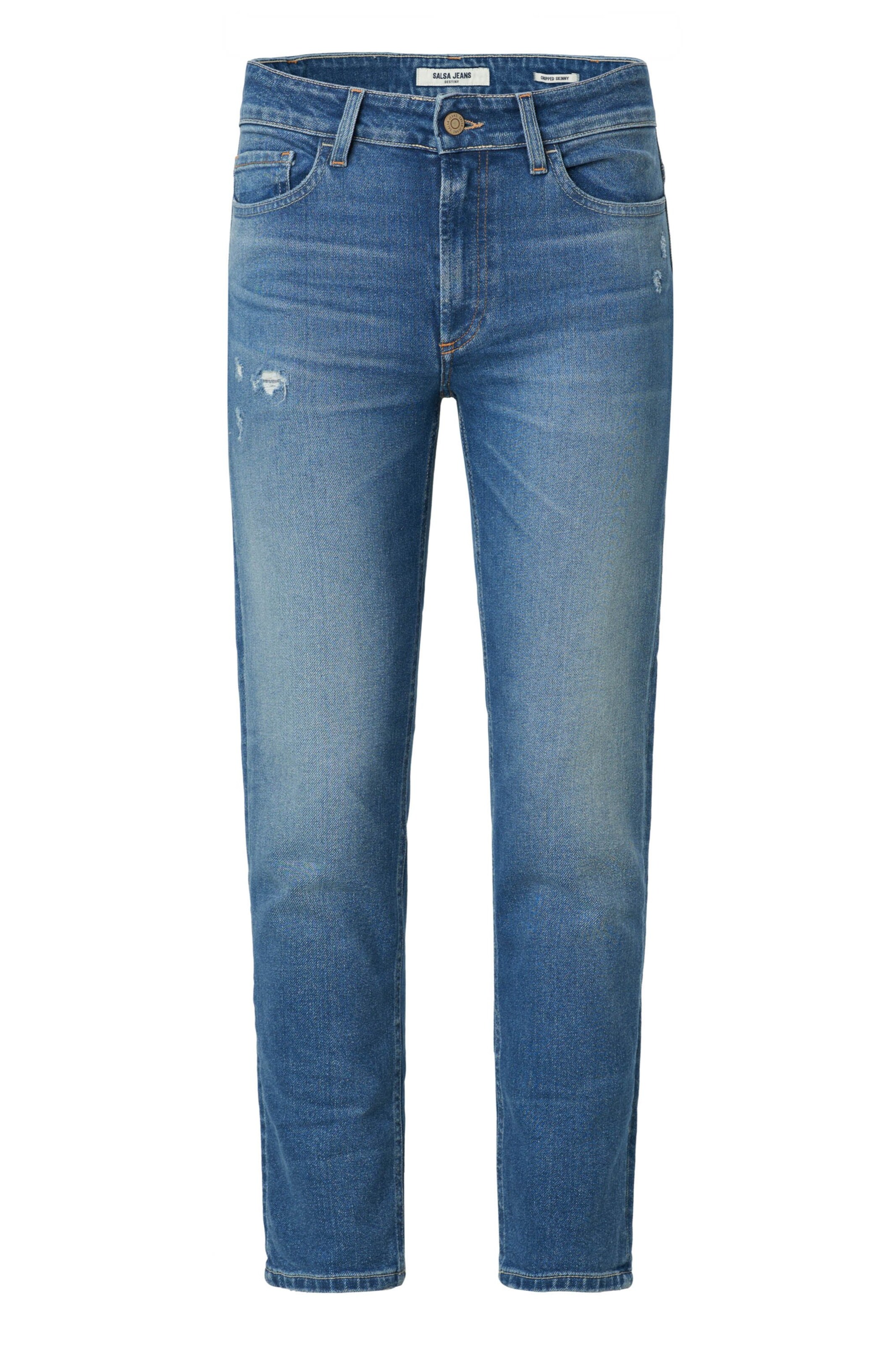 Skinny Jean Salsa Jeans en bleu : devant