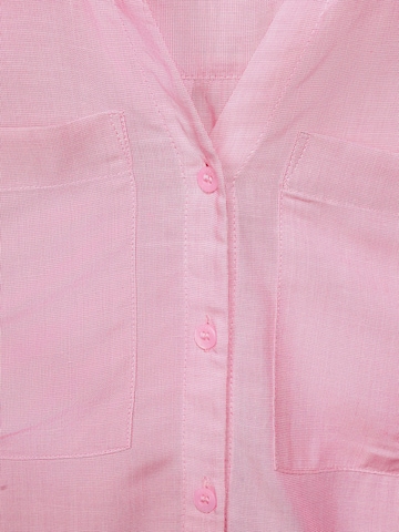 STREET ONE Bluse 'Chambray' in Pink