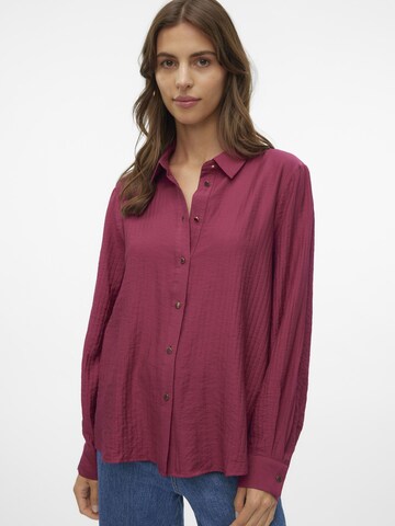 VERO MODA Blouse 'OMILA' in Rood: voorkant