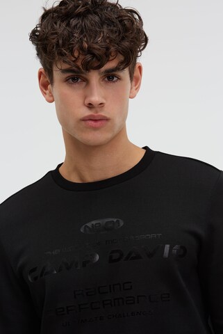 CAMP DAVID Sweatshirt in Black