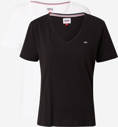 fekete / fehér Tommy Jeans Póló, Termék nézet