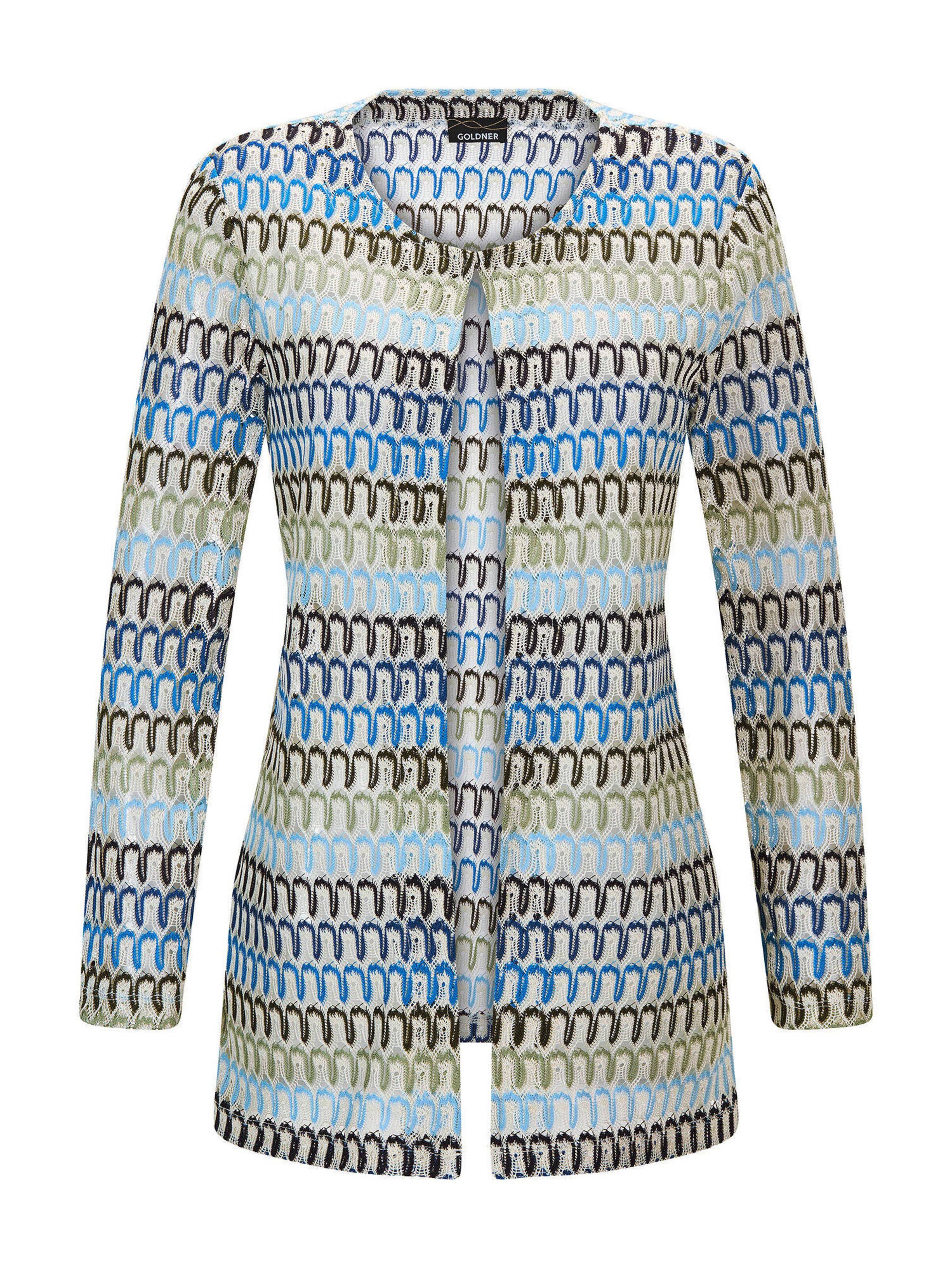 Goldner Gebreid vest in Gemengde kleuren: voorkant