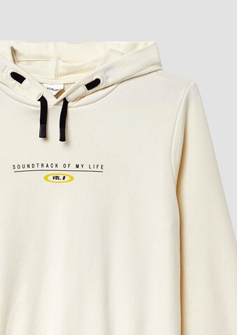 s.Oliver Sweatshirt in Beige
