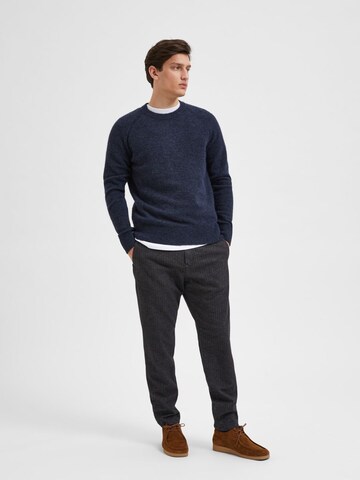 SELECTED HOMME Pullover 'Rai' i blå