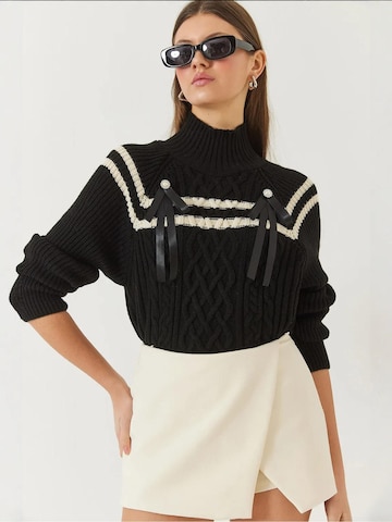 Bianco LucciPulover 'Pullover' - crna boja