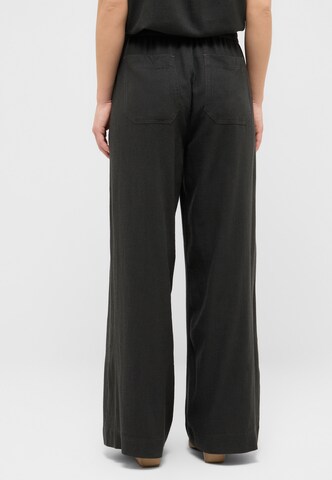 MUSTANG Loose fit Pants 'Lacey ' in Black