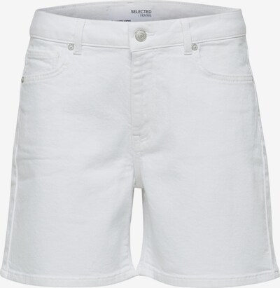 SELECTED FEMME Jeans 'Silla' i hvit denim, Produktvisning
