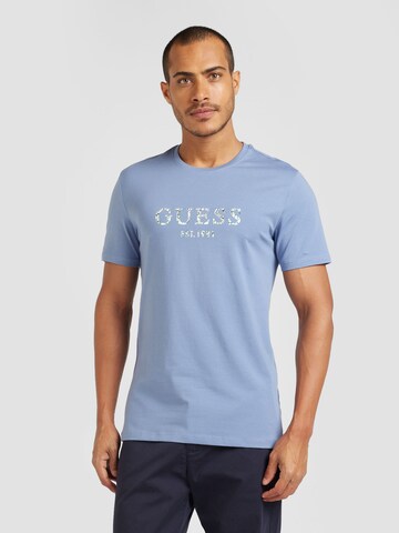 GUESS Shirt in Blue: front