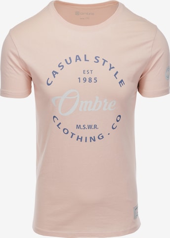 T-Shirt 'S1752' Ombre en rose : devant