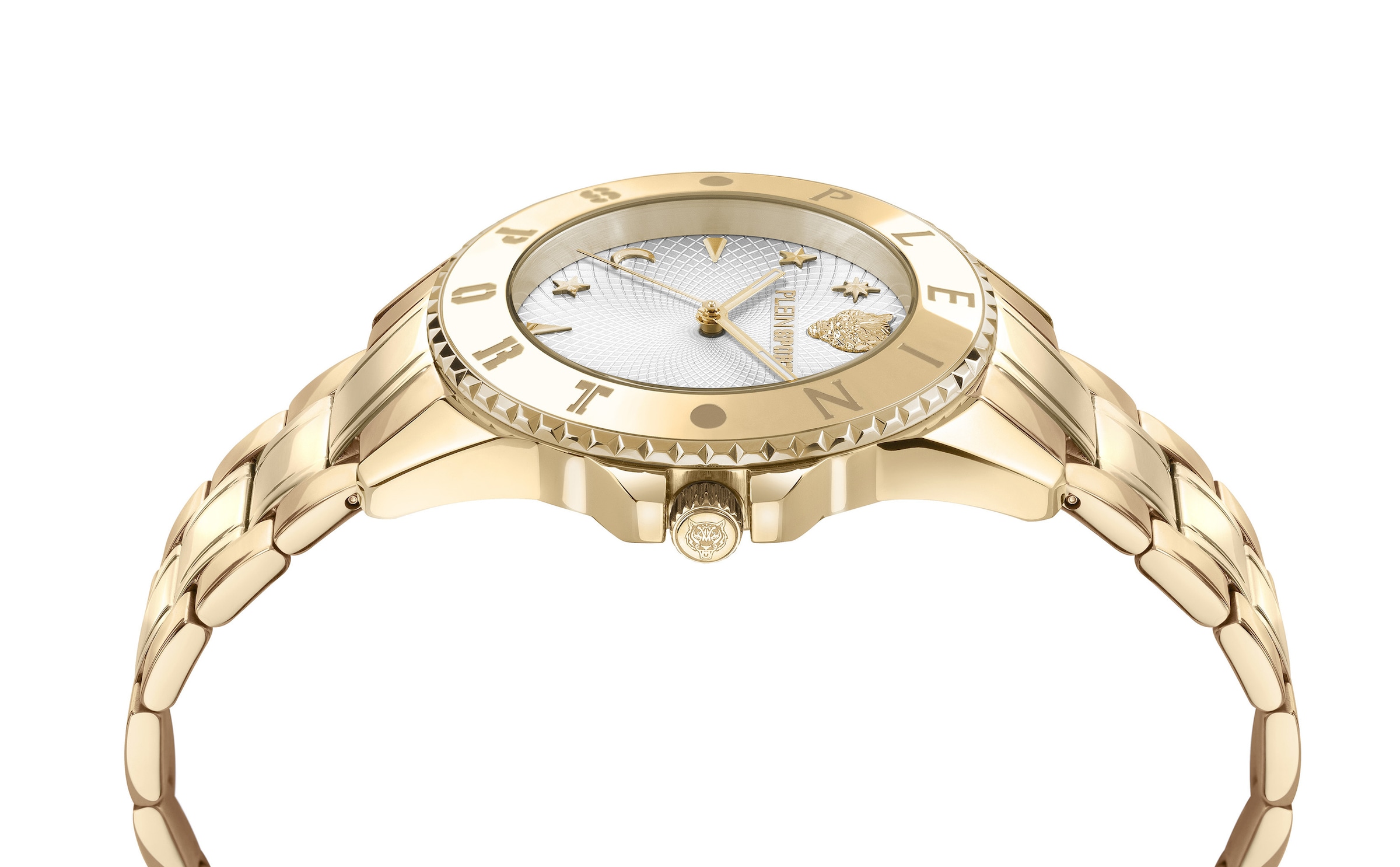 Montre à affichage analogique Plein Sport en or