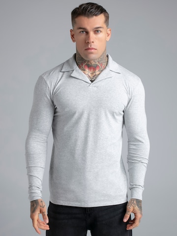 SikSilk Shirt in Grijs: voorkant