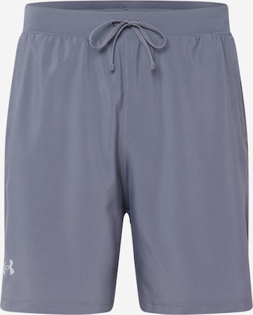 UNDER ARMOUR Обычный Спортивные штаны 'LAUNCH 7' в Серый: спереди
