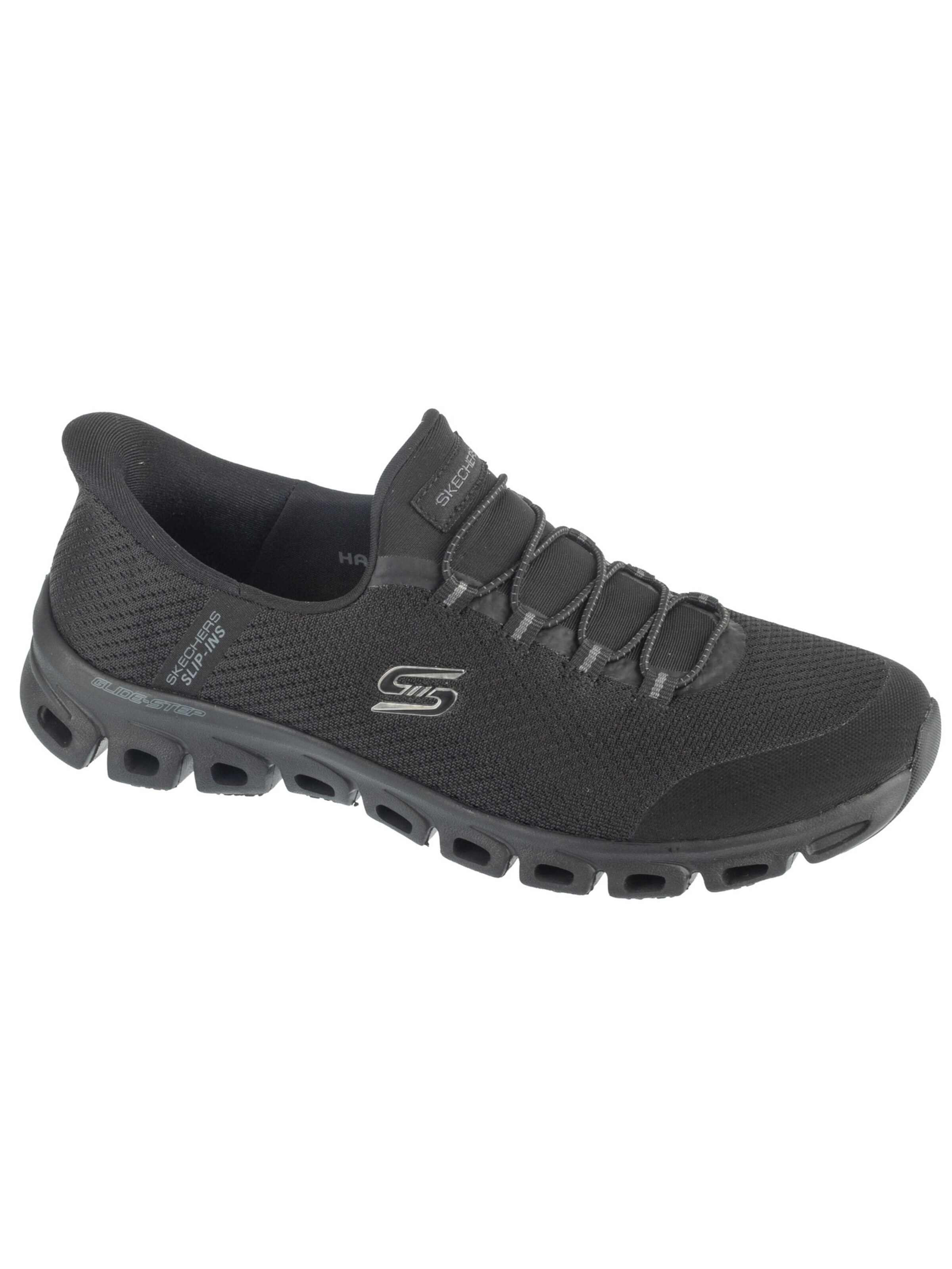 SKECHERS Slip-on in Zwart: voorkant
