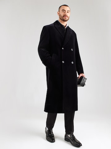 HUGO Přechodný kabát 'Menci2541' – černá: přední strana