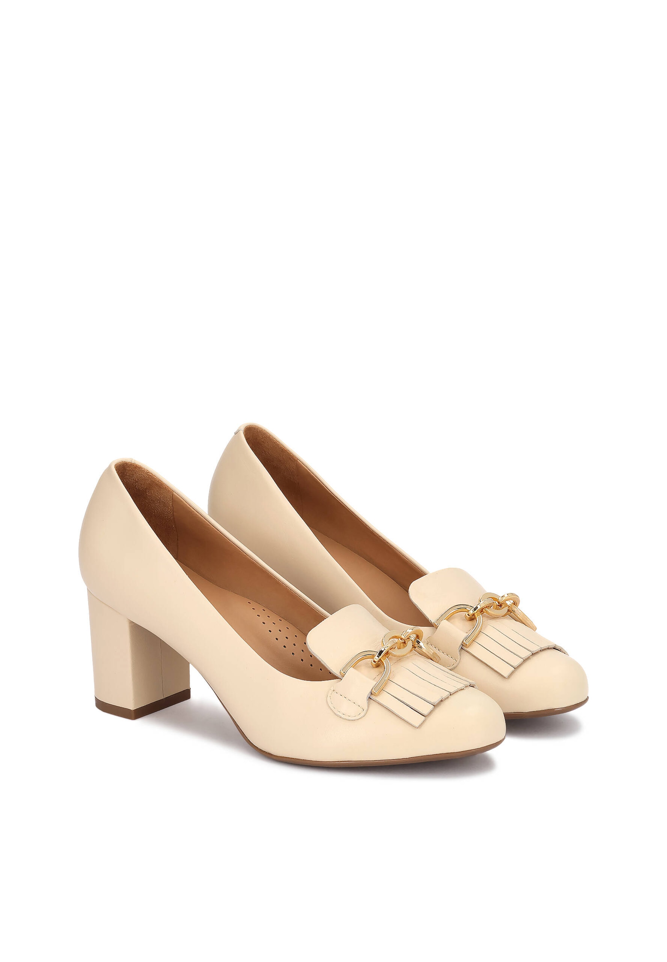 Kazar - Zapatos con plataforma en beige