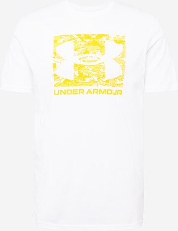 T-Shirt fonctionnel UNDER ARMOUR en blanc : devant