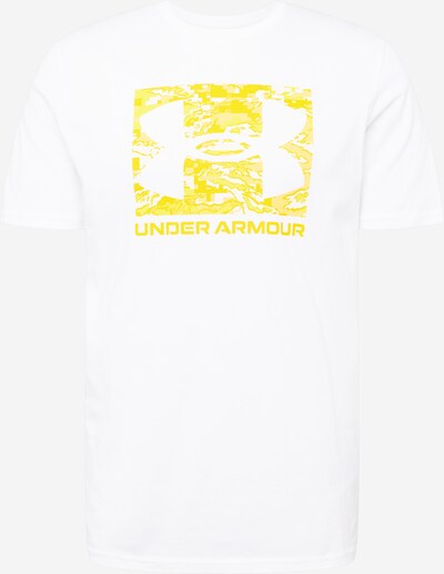 UNDER ARMOUR Functioneel shirt in de kleur Geel / Lichtoranje / Wit, Productweergave