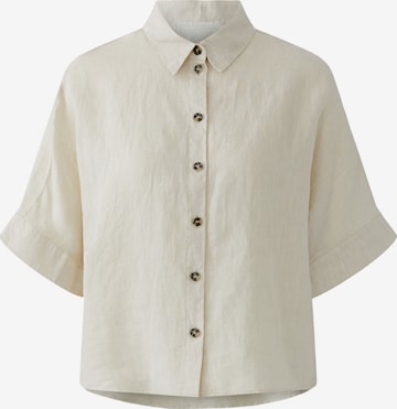 OUI Blouse in Beige: front