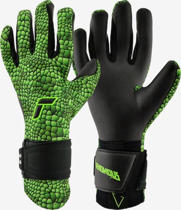 REUSCH Athletic Gloves in Green: front