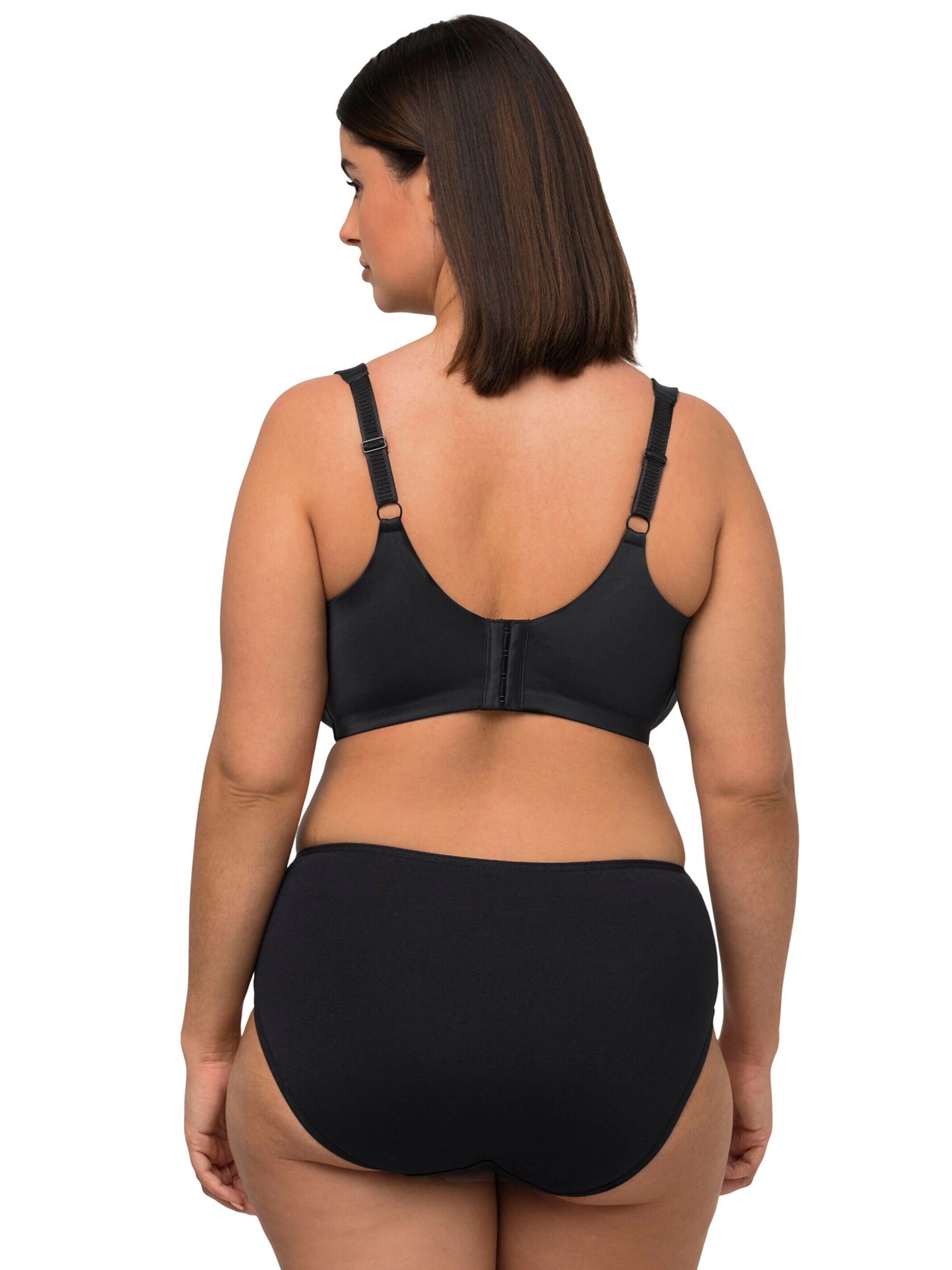 Ulla Popken T-shirt Bra in Black