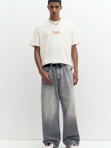 Pull&Bear Shirt 'STWD' in White