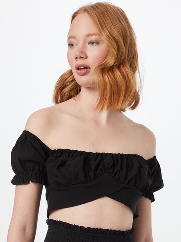 Femme Luxe Μπλουζάκι 'CHLOE' σε μαύρο: μπροστά