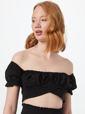 Femme Luxe - Camiseta 'CHLOE' en negro: frente