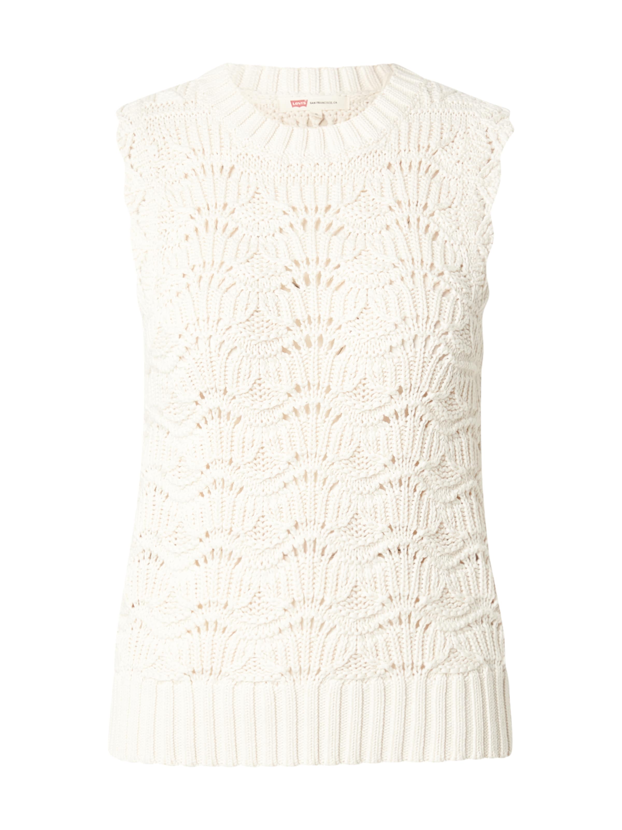Tops en tricot 'Hope Crochet Tank Top' LEVI'S ® en blanc : devant