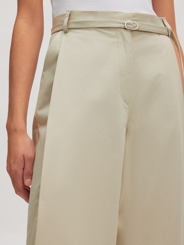 EDITED Loose fit Pants 'Lanea' in Beige