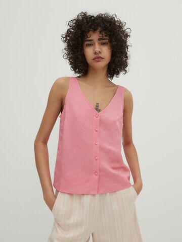 EDITED Bluse 'Kendra' i pink: forside