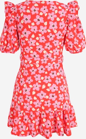 Dorothy Perkins Petite Obleka | rdeča barva
