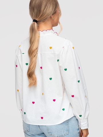 T-shirt Ombre en blanc