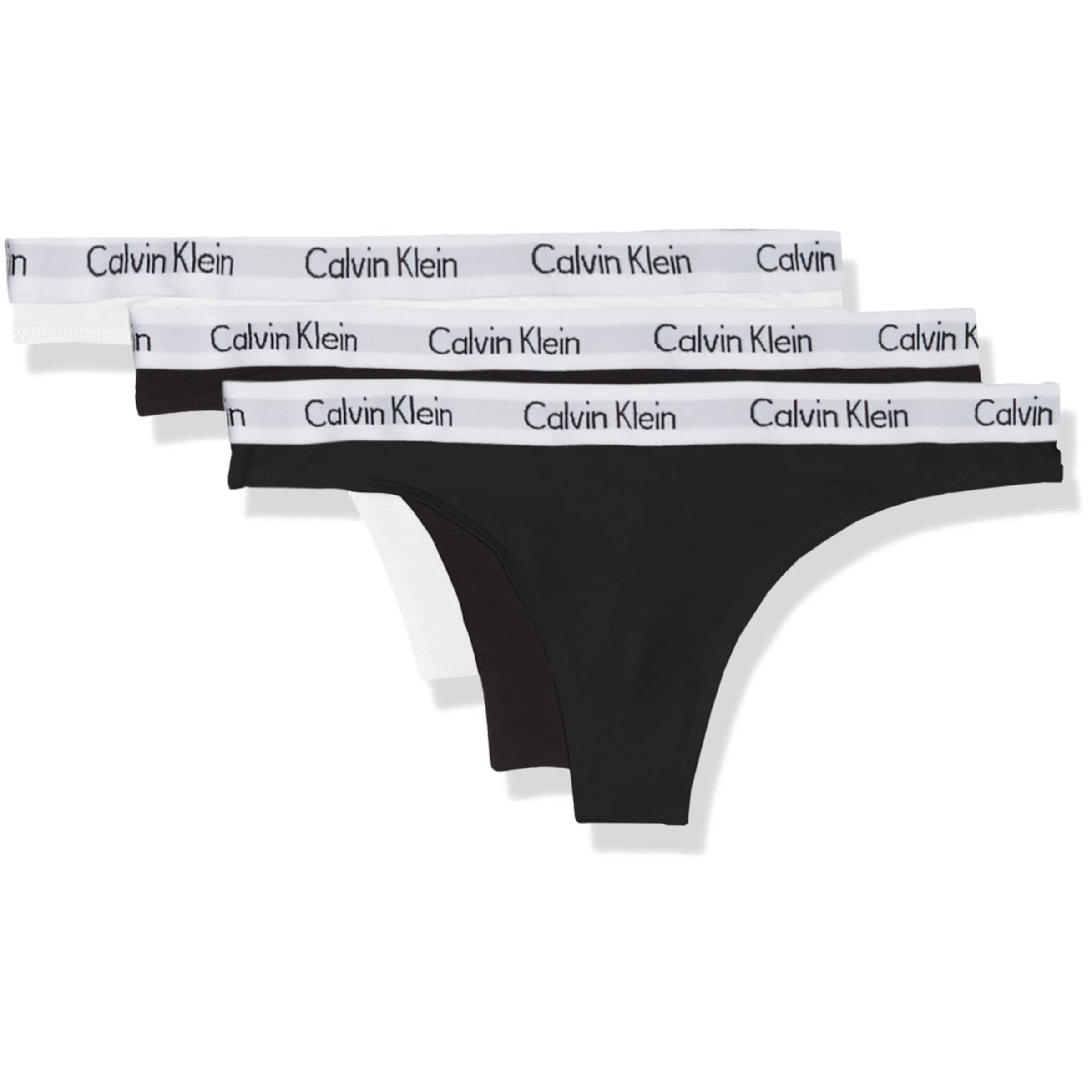Abbigliamento Donna Calvin Klein Underwear String in Nero 